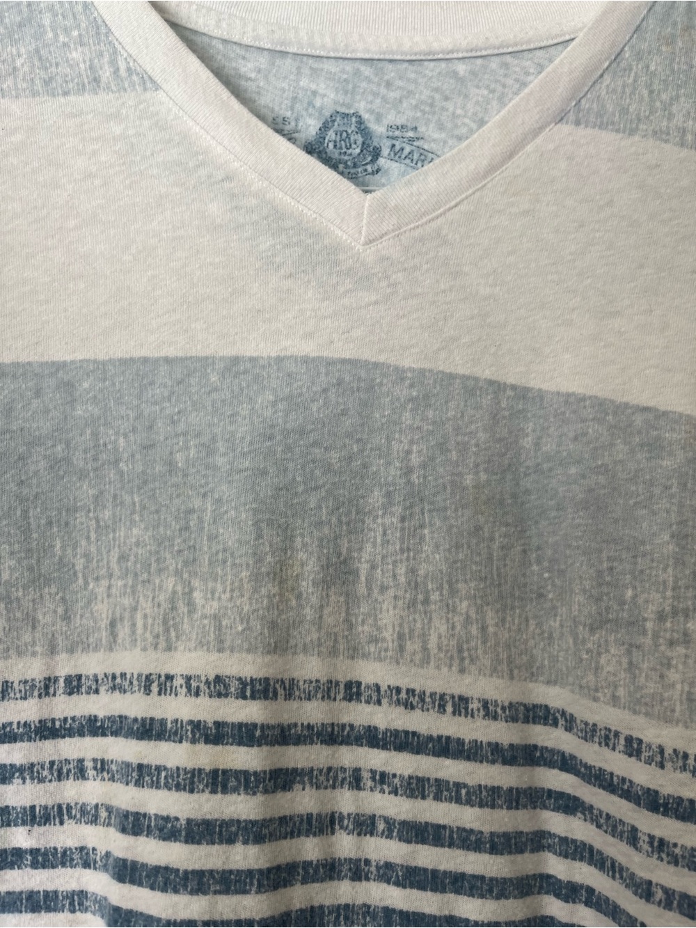 American Rag Striped V-Neck Tee - Picture 4 of 10